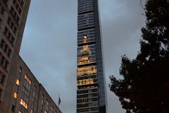 11-02 Met Life Tower Reflected In One Madison After Sunset New York Madison Square Park